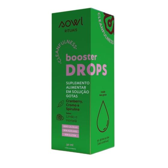 Imagem de Booster Drops Cleanfulness Cranberry Cromo Spirulina 30ml Suplemento