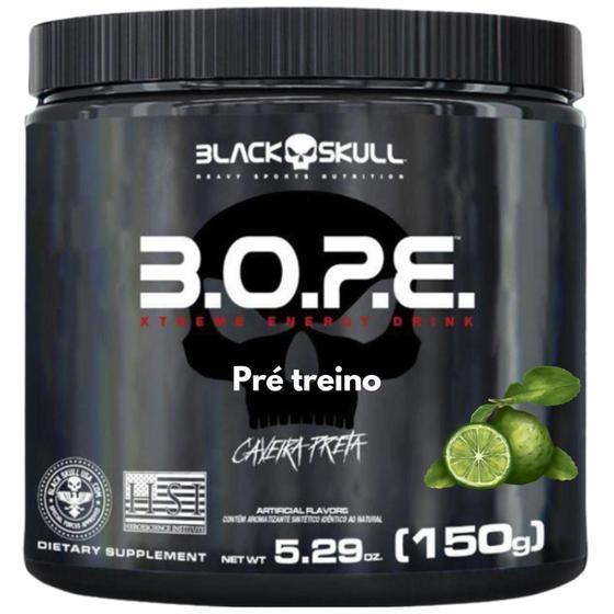 Imagem de BOPE - Pré Treino Black Skull - B.O.P.E. - Diversos sabores