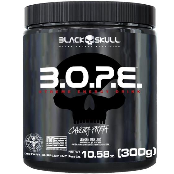 Imagem de Bope Xtreme Energy Drink 300g Frutas Vermelhas Black Skull
