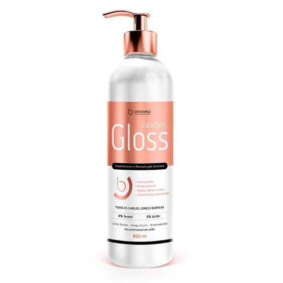 Imagem de Bórabella Cauter Gloss Espelhamento e Reconstrução Imediata 500ml
