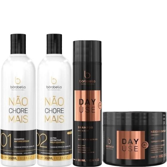 Imagem de Borabella Kit Não Chore 2x350ml + Kit Day Use 2x300g