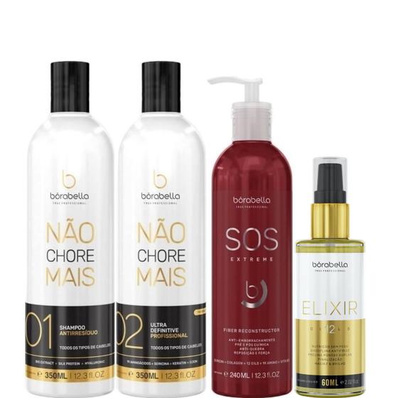 Imagem de Borabella Kit Não Chore 2x350ml + SOS 240ml + Elixir 60ml