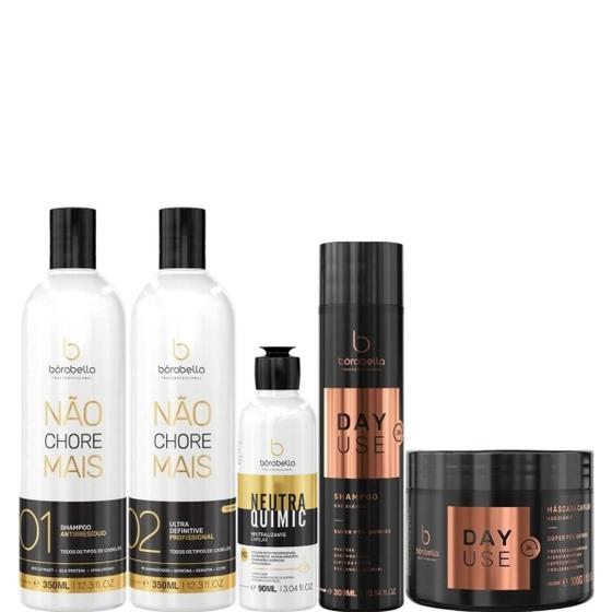 Imagem de Borabella Kit Não Chore 350ml + NeutraQuimic 90ml + Kit Day Use 300g