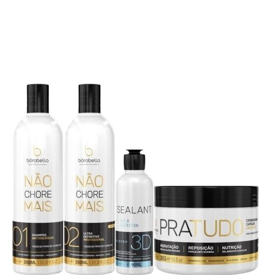 Imagem de Borabella Kit Não Chore 350ml + Selagem 90ml + Pratudo 300g