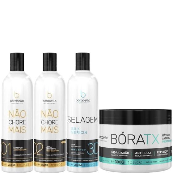 Imagem de Borabella Kit Não Chore + Selagem 3x350ml + Bóratx 300g