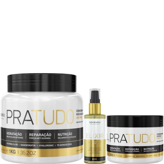 Imagem de Borabella Máscara Pratudo 1kg + Elixir 60ml + Pratudo 300g