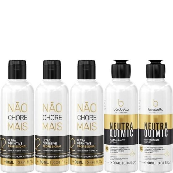 Imagem de Borabella Não Chore Passo 2 +  NeutraQuimic 5x90ml