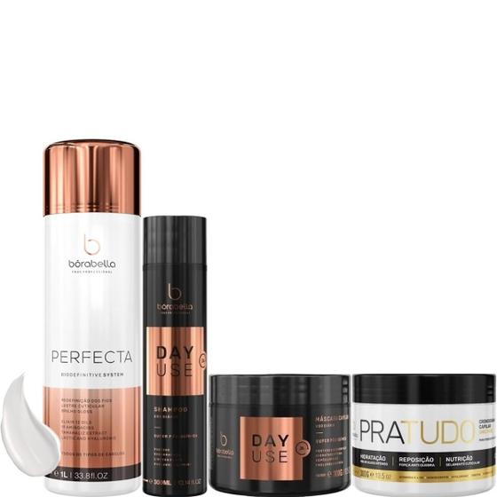 Imagem de Borabella Perfecta 1 Litro + Kit Day Use + Pratudo 3x300g