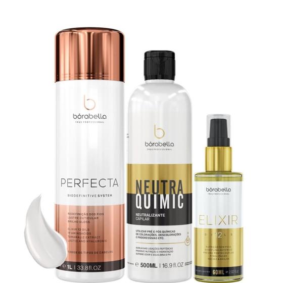 Imagem de Borabella Perfecta 1L + NeutraQuimic 500ml + Elixir 60ml