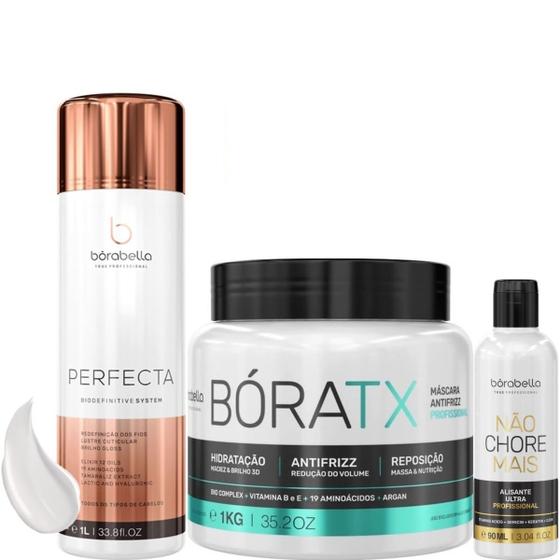 Imagem de Borabella Perfecta 1Litro + Bóratx 1kg + Não Chore 90ml