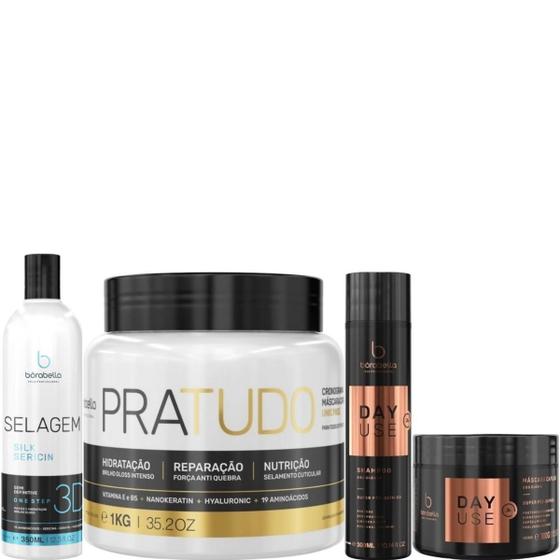 Imagem de Borabella Selagem 350ml + Pratudo 1kg + Kit Day Use 2x300g