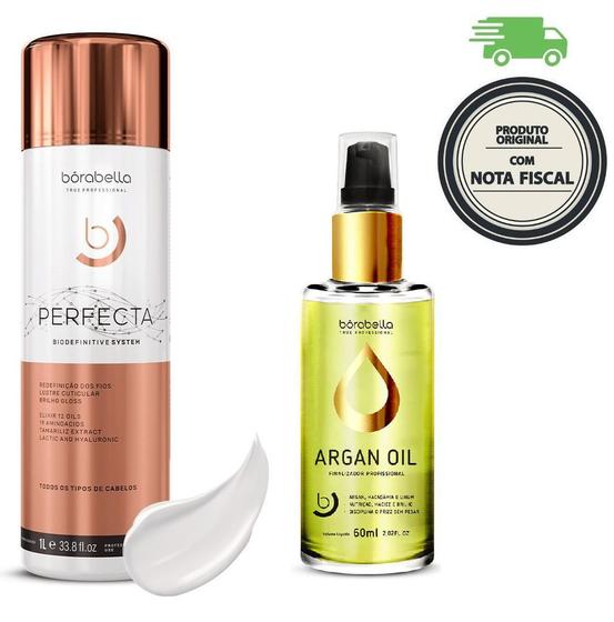 Imagem de Borabella Selagem Perfecta 1l + Oleo De Argan Reparador 60ml