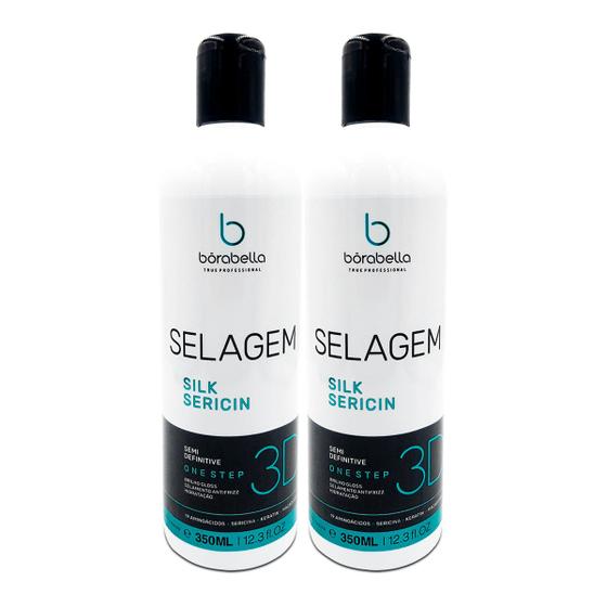 Imagem de Borabella Selagem Silk Sericin Semi Definitiva 3D 2x 350ml