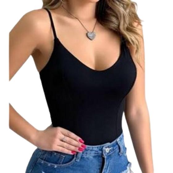 Imagem de Bori  Body Alcinha Feminino Moda Plus Diversas Cores