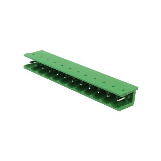 Imagem de Borne Pci Macho 90G 12 Vias Passo 5,08Mm Verde Br8 Metaltex