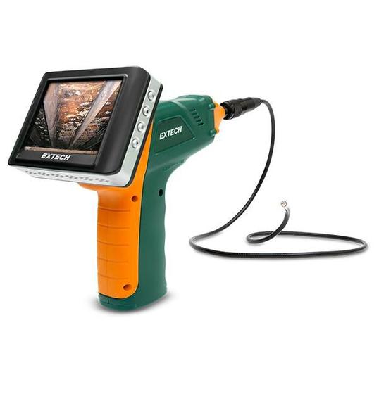 Imagem de Boroscópio com Câmera de Inspeção 9mm Monitor sem Fio LCD TFT 3,5 Extech BR250