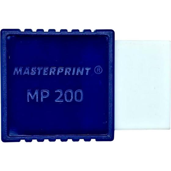 Imagem de Borracha Branca MP-200 com Capa Azul - Caixa com 24 Unidades