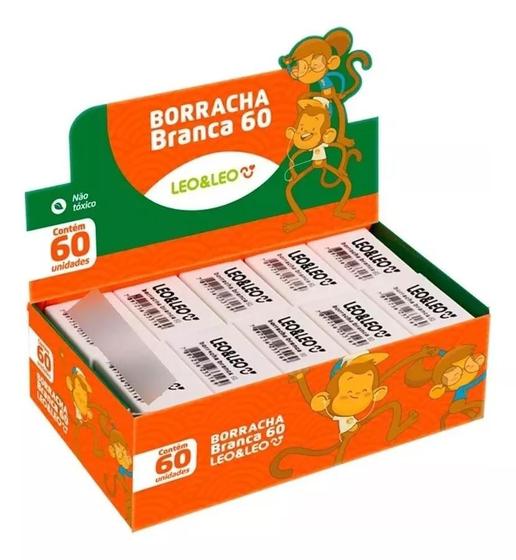 Imagem de Borracha Branca N:60 Caixa Com 60 Unidade Leo Leo Escolar