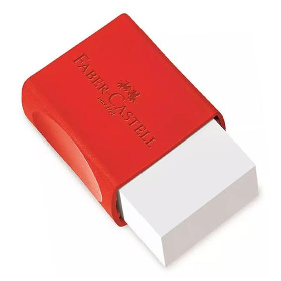 Imagem de Borracha com capa vermelho Faber-Castell