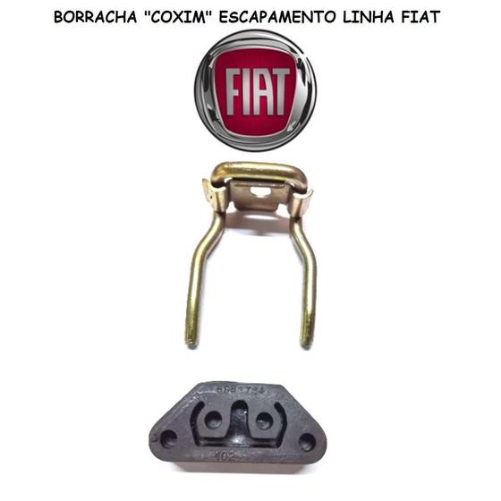 Imagem de Borracha / Coxim Descarga C/ Suporte Fiat Uno