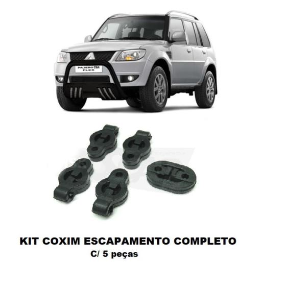 Imagem de Borracha Coxim Surdina Pajero Tr4 Kit Com 5 Peças