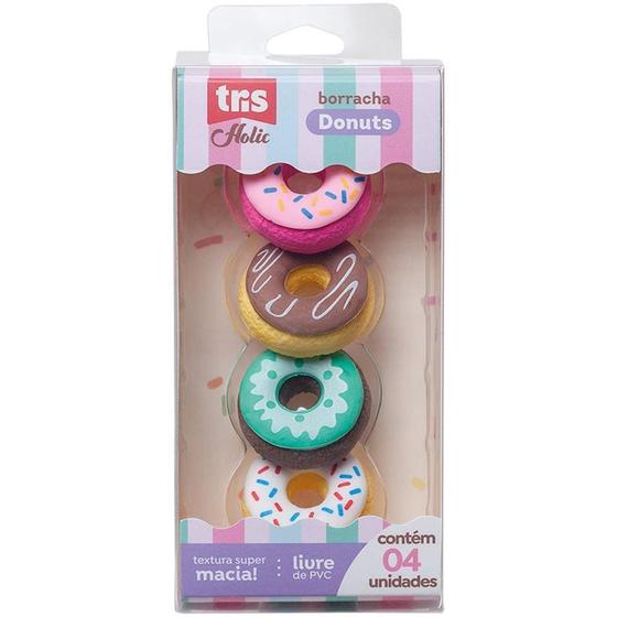 Imagem de Borracha Decorada Donut 4 Cores