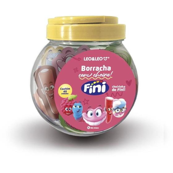 Imagem de Borracha Decorada Fini com Forma e Aroma Pote com 40