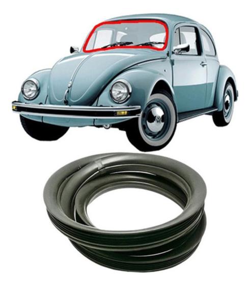 Imagem de Borracha Do Para Brisa Fusca 1959 A 1996 Com Friso
