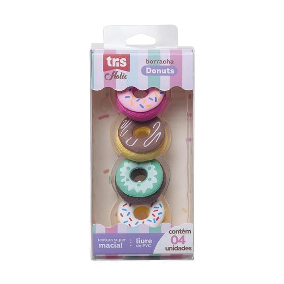 Imagem de Borracha Donuts Holic C/4 Unidade Cada - Tris