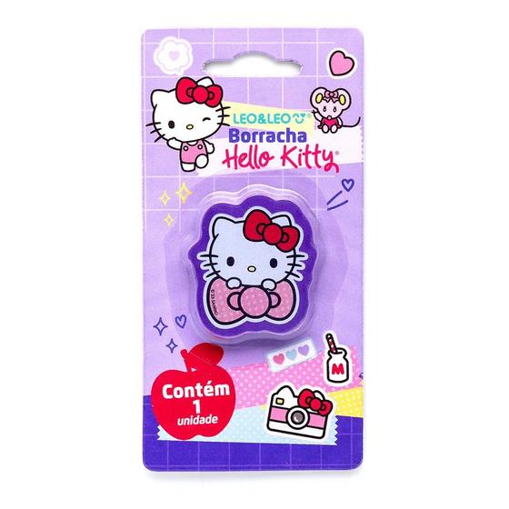 Imagem de Borracha Escolar Personagem Hello Kitty Blister Leo & Leo