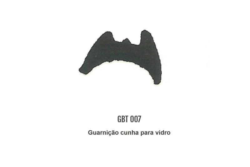 Imagem de Borracha Guarnição Janela Porta Vidro Temperado Gbt007 - 50M