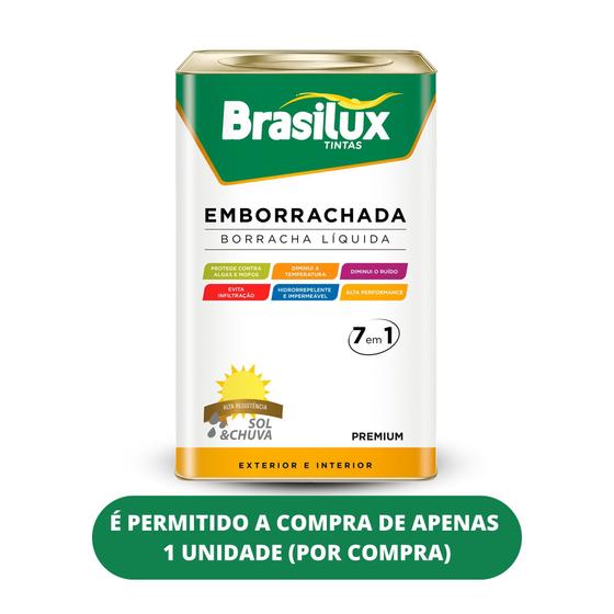 Imagem de Borracha liquida hidro brasilux 18 litros varias cores