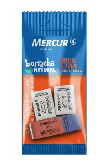 Imagem de Borracha Mercur Record 40 com 3 Unidades