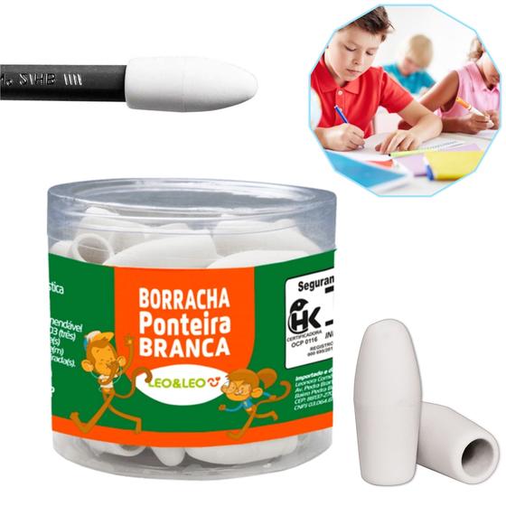 Imagem de Borracha Para Ponteira De Lapis Escolar - 48 Unidades