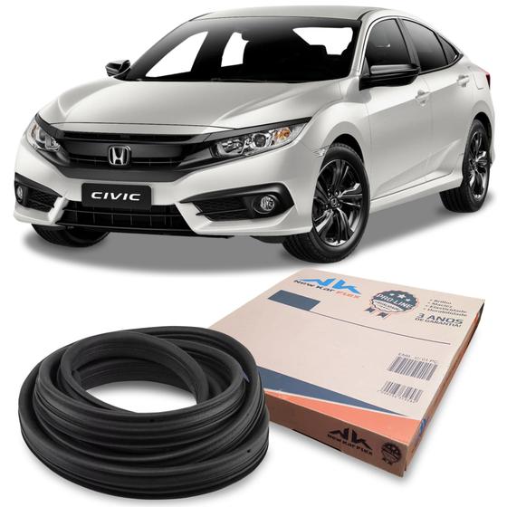 Imagem de Borracha Porta Guarnição Honda New Civic 2007 Em Diante