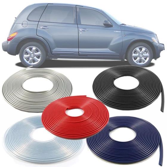 Imagem de Borracha Protetor de Borda Chrysler 2001 02 03 04 05 06 07 08 09 10 - 10 Metros Fabricado em PVC Encaixe Autoadesivo