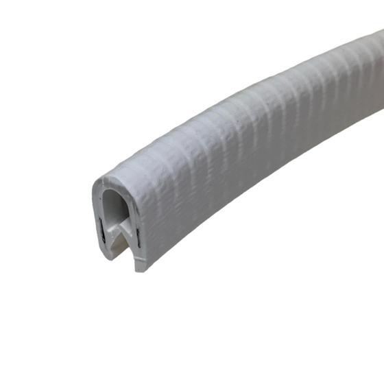 Imagem de Borracha Protetor Porta Carro Casca Cobra 9x14mm Branco 10mt