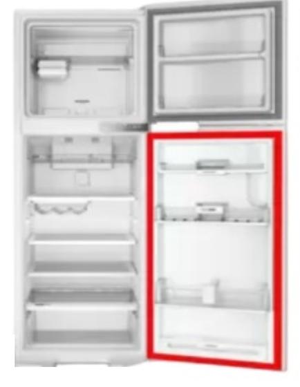 Imagem de Borracha Refrigerador Electrolux Dc51 Inferior / Geladeira 1130*651