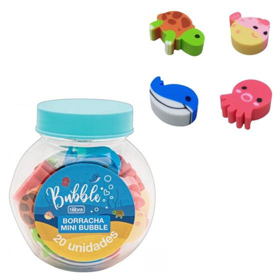 Imagem de Borracha tilibra mini bubble com 20 unidades