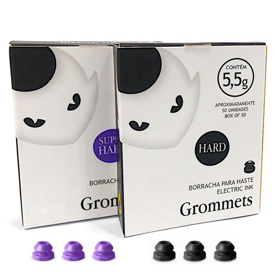 Borrachinha Grommet Electric Ink 50 U Para Batedor e Haste De Agulha
