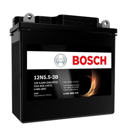 Imagem de Bosch Bateria Moto Ybr 125 12v 5.5ah 12n5.5-3b