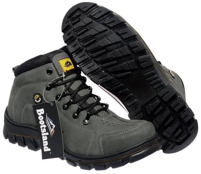 Imagem de Bota Adventure Bootsland Trilha Masculina Couro Tam Especial