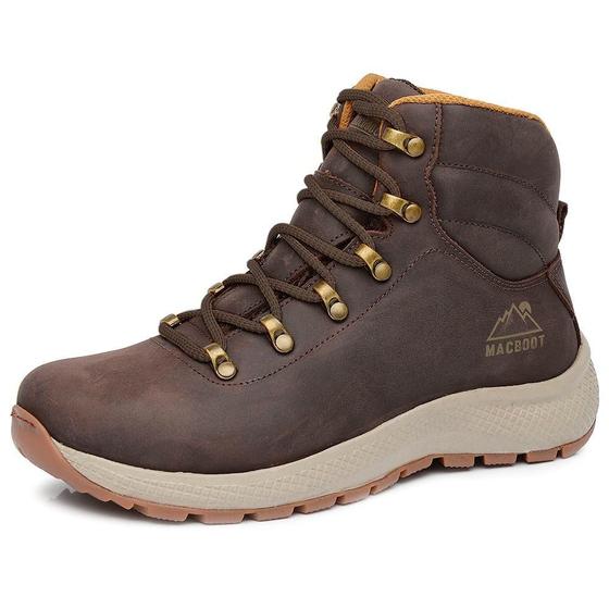 Imagem de Bota Adventure Cano Alto Macboot Batu 04 Cafe