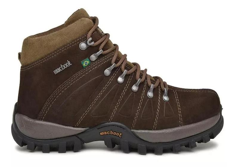 Imagem de Bota Adventure Cano Alto Macboot Uirapuru 02 Cafe