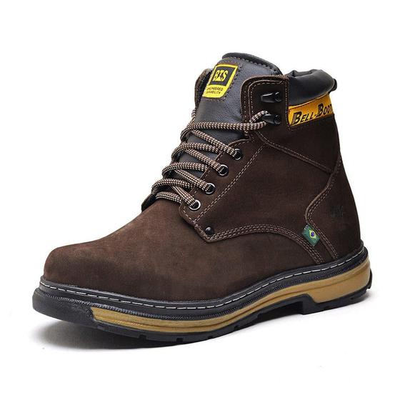 Imagem de Bota Adventure Casual Couro Nobuck Bell Boots - 801 - Chocolate