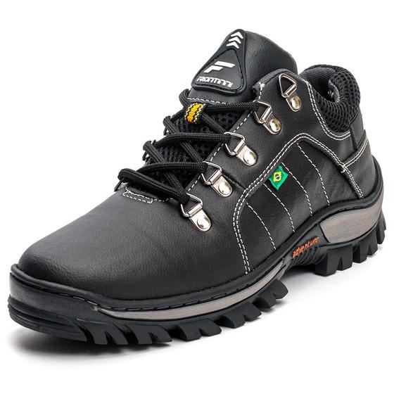 Imagem de Bota Adventure Com Biqueira Reforçada Tenis de Motoqueiro Masculina Sola Antiderrapante Conforto