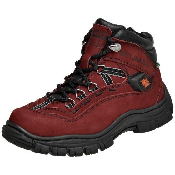 Imagem de Bota Adventure Em Couro Legítimo Azimute - 602 - Vermelho