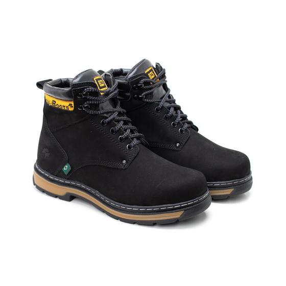 Imagem de Bota Adventure Masculina Couro Conforto Trilha Caminhada 