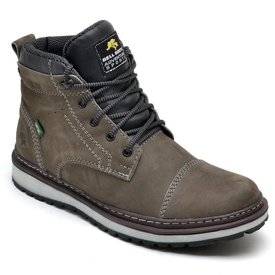 Imagem de Bota Adventure Masculina Couro Nobuck Macia Leve Conforto