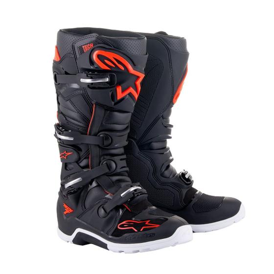 Imagem de Bota Alpinestars Tech 7 Enduro Preta Vermelha